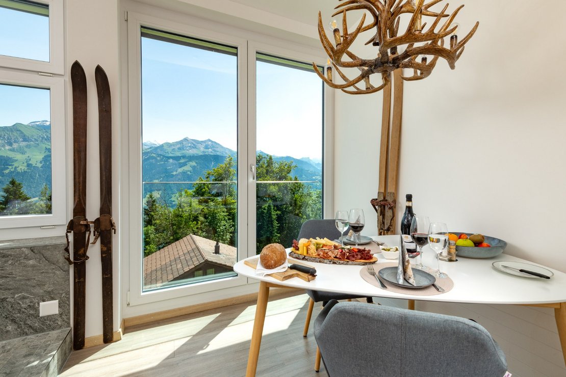 Tisch und Aussicht
