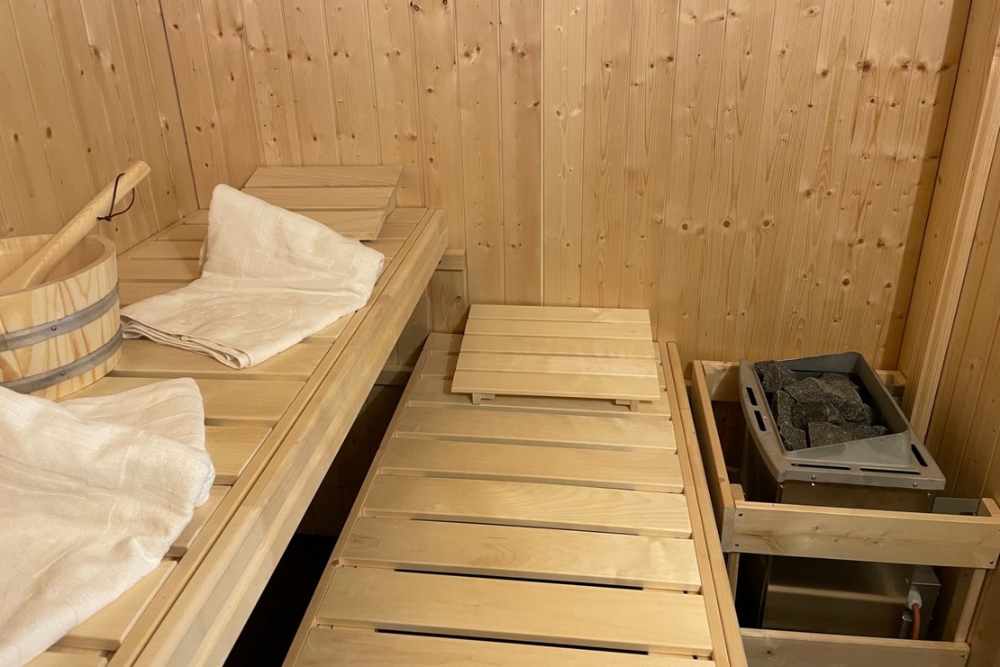 Sauna inside